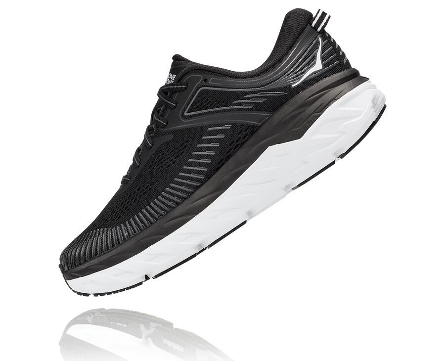 Hoka One One Tenisky Damske Čierne/Biele - Bondi 7 - 16902-LVMA